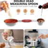 Measuring Cups and Magnetic Measuring Spoons Set, 8 Stainless Steel - Image 3