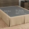 Never Lift Your Mattress Wrap Around Bed Skirt, Classic Style, Low Maintenance Wrinkle Resistant Fabric, Traditional 14 Inch Drop Length - Image 4