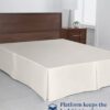 Luxury Pleated Queen Bed Skirt with Split Corners - 12 Inch Tailored Drop Easy Fit - Pleated Dust Ruffle - Image 3