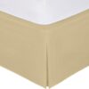 Never Lift Your Mattress Wrap Around Bed Skirt, Classic Style, Low Maintenance Wrinkle Resistant Fabric, Traditional 14 Inch Drop Length - Image 2