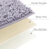 Non-Slip Bath Rug,Extra Soft Microfiber Bedroom Shag Carpet with Anti-Slip Backing,Water/Dust Absorbent Fast Dry Shower Mat - Image 3