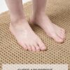 Waffle Bath Mat Rug, Super Absorbent Non Slip Bath Mats for Bathroom Mat Ultra Soft Bathmat Machine Washable Bathroom Rugs - Image 3