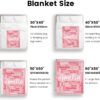 Custom Blanket with Name Personalized Blankets for Kids Adult Boys Girls Flannel Monogrammed Customized Blankets Throw (40''x50'') - Image 2