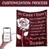 Valentines Blankets for Wife Girlfriend, Custom Name Blanket, Personalized Blanket, Romantic Blanket for Her, Customized Blanket Gifts, Customizable Throw Blanketsfor Women Wife Birthday Anniversary - Image 4