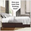 Bed Skirt - 100% Cotton 800 Thread Count Box Pleated Bed Skirt - Luxury Pleated Dust Ruffle, Hotel Quality Modern Bed Skirt, Easy Fit - Image 4