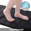 Memory Foam Bath Mat Rug, 24" x 16", Ultra Soft and Non-Slip Bathroom Rugs, Water Absorbent and Machine Washable Bath Rug for Bathroom - Image 3