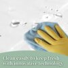 Design Plastic Shower Liner Clear - Premium PEVA Shower Curtain Liner with Rustproof Grommets and 3 Magnets - Image 4
