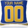 Los Angeles C Custom Throw Pillow Covers (13 Design 7 Size Options), Custom Name and Number Throw Pillow Cover, Football Gifts for Men Boy Women - Image 5