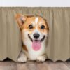 Wrap Around Dust Ruffle Bed Skirt – Beige - Bed Skirt for Full Size Beds with 12 in. Drop - Image 2
