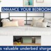 Pleated Daybed Skirt with Split Corners Twin Size - 10 Inch Tailored Drop Easy Fit - Pleated Daybed Dust Ruffle - Image 4