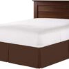 Bed Skirt - 100% Cotton 800 Thread Count Box Pleated Bed Skirt - Luxury Pleated Dust Ruffle, Hotel Quality Modern Bed Skirt, Easy Fit - Image 2
