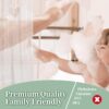 Design Plastic Shower Liner Clear - Premium PEVA Shower Curtain Liner with Rustproof Grommets and 3 Magnets - Image 3