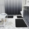 Memory Foam Bath Mat Rug, 24" x 16", Ultra Soft and Non-Slip Bathroom Rugs, Water Absorbent and Machine Washable Bath Rug for Bathroom - Image 2