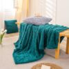 Throw Blanket(Without Pillows)-3D Stylish Design Super Soft Cozy Blanket Plush Fluffy Blankets for Teen Girls Women Couch Bed Sofa Chair Gift(Burnt Orange,50"x65") - Image 3