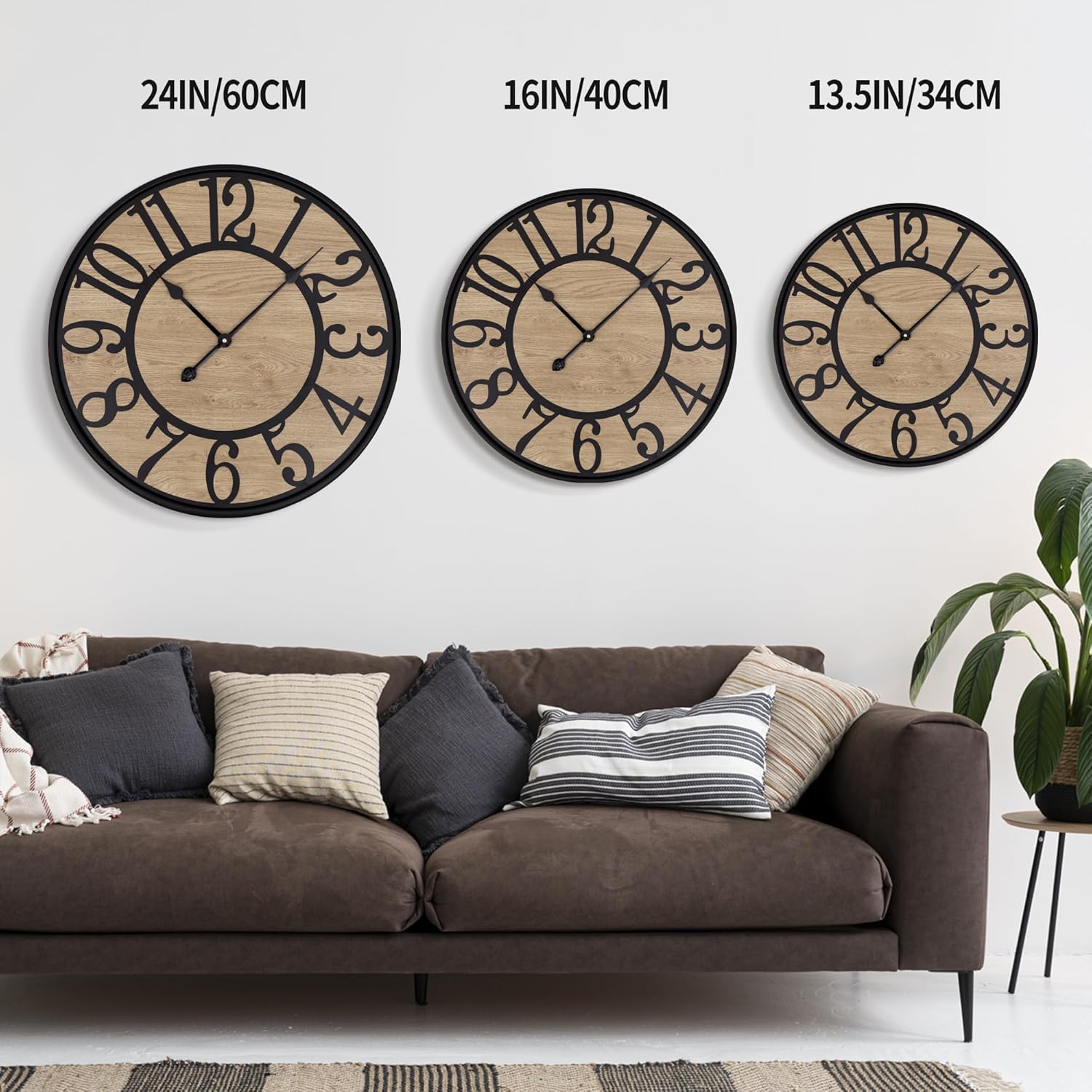 Large Wall Clocks Living Room Decor - Image 3