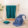 Throw Blanket(Without Pillows)-3D Stylish Design Super Soft Cozy Blanket Plush Fluffy Blankets for Teen Girls Women Couch Bed Sofa Chair Gift(Burnt Orange,50"x65") - Image 4