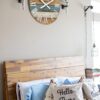 30" Wooden Multi-Color Maritime Coastal Beach Large Roman Wall Clock (Blue, 30 inch) - Image 3