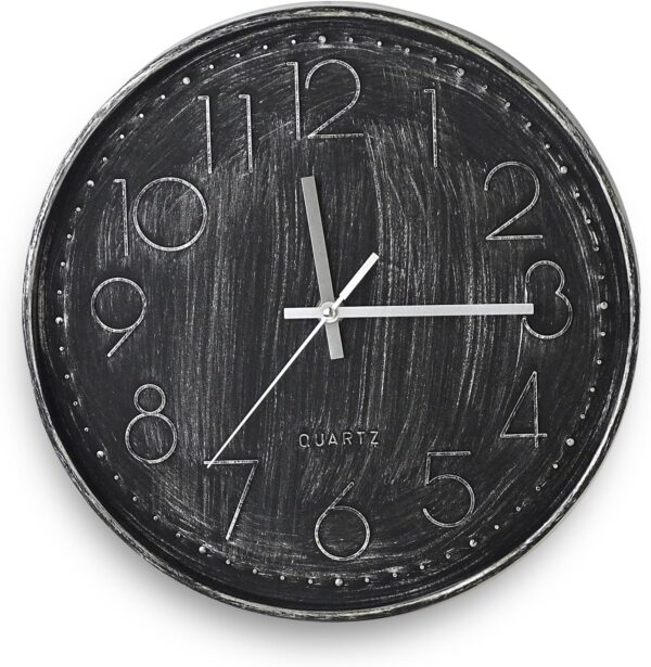 Wall Clock 12 inch Wall Clock Vintage Silent Wall Clock Modern Clock