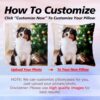 Personalized Custom Pillows with Pictures & Text, 20" x 20" Customized Two-Sides Photo Velvet Pillowcase, Customizable Pet Throw Pillow Covers for Family Lovers Couple Women Men Friends Gifts - Image 2