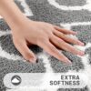 Bathroom Rugs 24 x 17 Inch, Super Soft Thick Plush Bath Mat, Non-Slip, Water Absorbent - Image 2