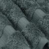 Hotel & Spa Quality 100% Cotton Premium Turkish Towels | Soft & Absorbent (4-Piece Bath Towels, Dark Gray) - Image 5