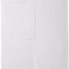 100% Cotton Soft Quick-Dry Bath Towel Set, 8-Piece, White, 10" x 7" - Image 4