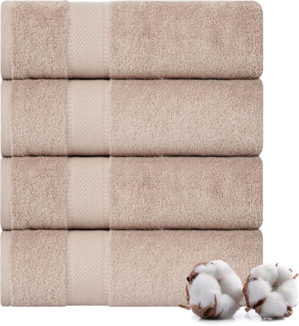 Bath Towel Set – Hotel and Spa Quality & Soft & Absorbent & Quick Dry Bath Towels for Bathroom