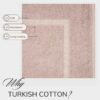 Luxury 2 Pack Banded Cotton Bath Mats for Bathroom Floor [ Hotel, Spa, Tub, Shower Bath Mat Floor Towel Set ] - Image 2