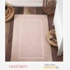 Luxury 2 Pack Banded Cotton Bath Mats for Bathroom Floor [ Hotel, Spa, Tub, Shower Bath Mat Floor Towel Set ] - Image 3