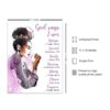 Christian Scripture Wall Art For Black Girls 11x14 - Inspirational Bible Verse Poster for African American Women, Apartment, Teen Bedroom, Living Room - spiritual Religious Gifts - God Wall Decor - Image 2