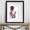 Christian Scripture Wall Art For Black Girls 11x14 - Inspirational Bible Verse Poster for African American Women, Apartment, Teen Bedroom, Living Room - spiritual Religious Gifts - God Wall Decor - Image 3