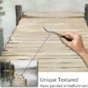 Nature Landscape Large Wall Art Canvas Picture，Horizontal Dock Forest Artwork Decor，Modern Hand Painted Textured Lake Scenery Artwork Painting Decor, Wall Pictures for Bedroom Living Room 40x 28 Inch - Image 4