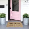 Welcome Mats for Front Door Outdoor Entry Welcome Ish Depends Who You are Doormat Non Slip Rubber Mat for Home Indoor Farmhouse Funny Kitchen Mats Patio Full Brown - Image 4