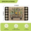 Artoid Mode Hello Sunshine Spring Doormat, Home Decor Low-Profile Switch Rug Door Mat Floor Mat for Indoor Outdoor 17x29 Inch - Image 3