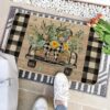 Artoid Mode Hello Sunshine Spring Doormat, Home Decor Low-Profile Switch Rug Door Mat Floor Mat for Indoor Outdoor 17x29 Inch - Image 4