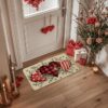 Artoid Mode Eucalyptus Love Hearts Valentine's Day Doormat, Wedding Home Decor Low-Profile Rug Switch Mat for Indoor Outdoor 17x29 Inch - Image 4