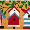 Coir Doormat, Front Door mats Outdoor, Funny Welcome mat Outdoor, Front Door mat for Home Entrance, Door mat Outside Entrance, Welcome mat Indoor 16"x27.5" (Houses) - Image 4