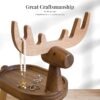 Jewelry tray, wooden key tray for entrance table, multifunctional foyer tray, hanging storage with ring holder, ring holder for mobile phones, bracelets, watches, etc - Image 4