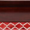 Handmade Moroccan Pattern 10x6 Towel Tray - Small Bathroom Tray, Guest Towel Holder, Decorative Napkin Holder, Bathroom Countertop Storage, Kitchen Hand Towel Holder Moroccan Red - Image 2