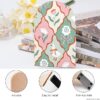 Flowers and White Geese Book Ends Decorative Bookends for Shelves 2 PCS Bookshelf Decor Floral Wood Book Stopper for Office Home Kitchen to Hold Books 6.7 X 4.7 Inch - Image 4