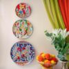Kalamkari Wall Plates- Set of 3 |Home Decor | Painting | Divine | Intricate Designs - Image 4
