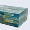 Handicrafts Home Handmade Verdigris Pattern Decorative Box - Storage Organizer, Decor Centrepiece, Memory Keepsakes, Home Decor - Boho Style Treasure Box, Multipurpose Gift - 10x4.5x2.5 - Image 4