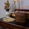 Wooden Jewelry Boxes for Women, 6-Layer Vintage Jewelry Box Wood, Wooden Jewelry Organizer for Storage Jewellery,5 drawer dresser,jewelry display case - Image 2