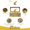 Giraffe Musical Jewelry Box Giraffe Spins to Around the World in 80 Days Treasure Storage - Image 4