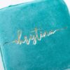 Angelina's Palace Personalized Italian Velvet Jewelry Case With Name Necklace Ring Storage Box Monogram Travel Jewelry Organizer Wedding Party Bridesmaid Gift for Her - Image 4