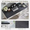 53INCH Home Office Desk, Modern Farmhouse Computer Desk with File Cabinet Letter T4 F4 Legal, Study Writing Desk, Off White - Image 4
