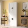 White Kitchen Pantry Cabinet, 71" Tall Kitchen Pantry Storage Cabinet with Doors, Kitchen Pantry Hutch with Storage for Kitchen, Dining Room - Image 4