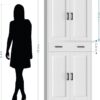 White Pantry Cabinet, 71" Tall Kitchen Pantry Storage Cabinet with Doors and Drawer, Freestanding Kitchen Hutch Cabinet for Kitchen, Dining Room, Hallway - Image 2