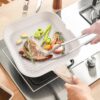 20Pcs Cookware Sets, Nonstick Pots and Pans Set, Granite Induction Cookware, Non Stick Kitchen Cooking Set, Grayish White Grill Pan Set, PFOS PFOA Free - Image 3