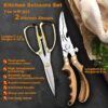 Premium Kitchen Shears Heavy Duty Kitchen Scissors Set 2-Pack,Poultry Shears Heavy Duty Professional - Image 2